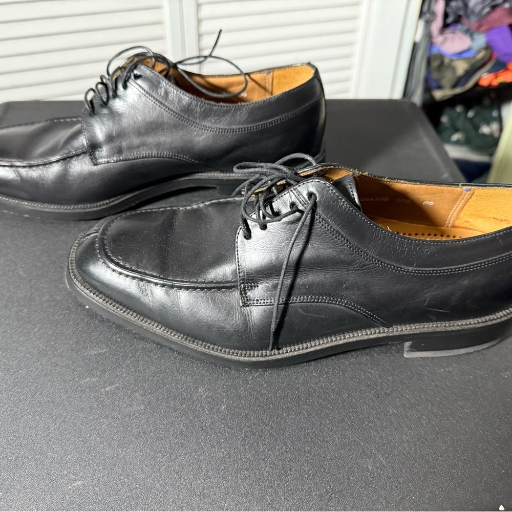 Men's Florsheim Black Leather Dress Shoes